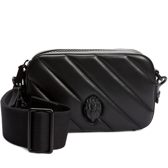 Kurt Geiger Handbags - NEVER BEEN USED!  Kurt Geiger London Kensington Small Leather Camera Bag / Black